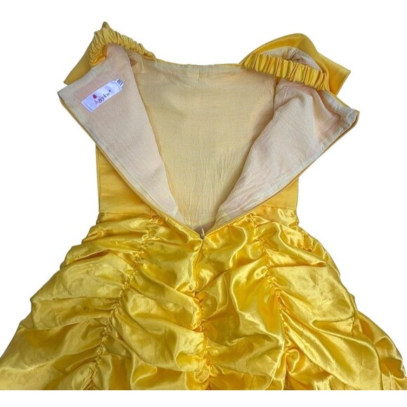 Belle Beauty & Beast Ball Gown Dress Halloween Costume Disney Princess 110 5 - Picture 11 of 16